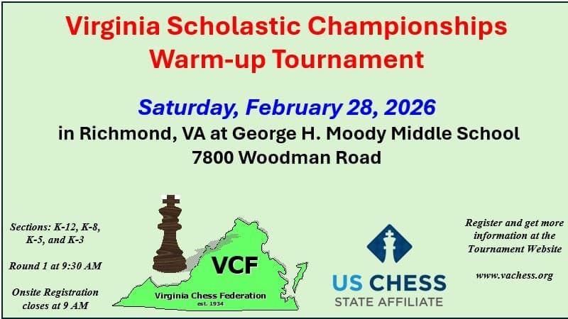 Moody Middle School Virginia Scholastic Ch Warmup